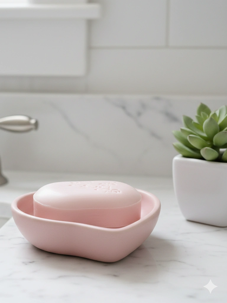 32. Heart Shaped Soap Dish Display