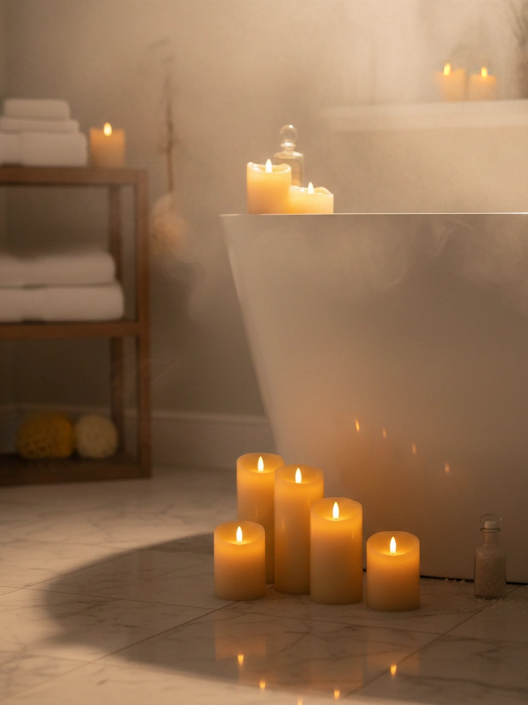 5. LED Candles for Safe Romantic Glow