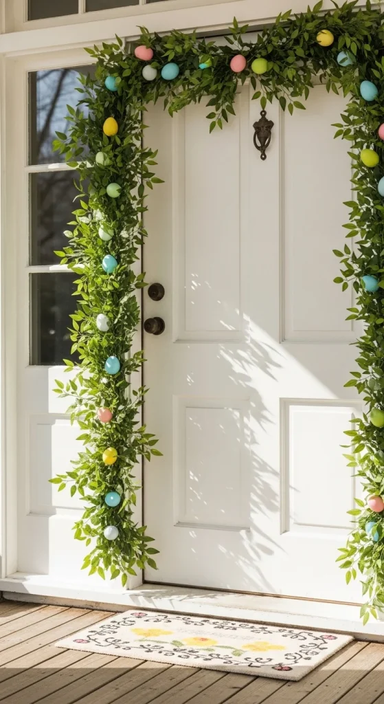 6. Dollar Store Greenery Porch Garland.webp