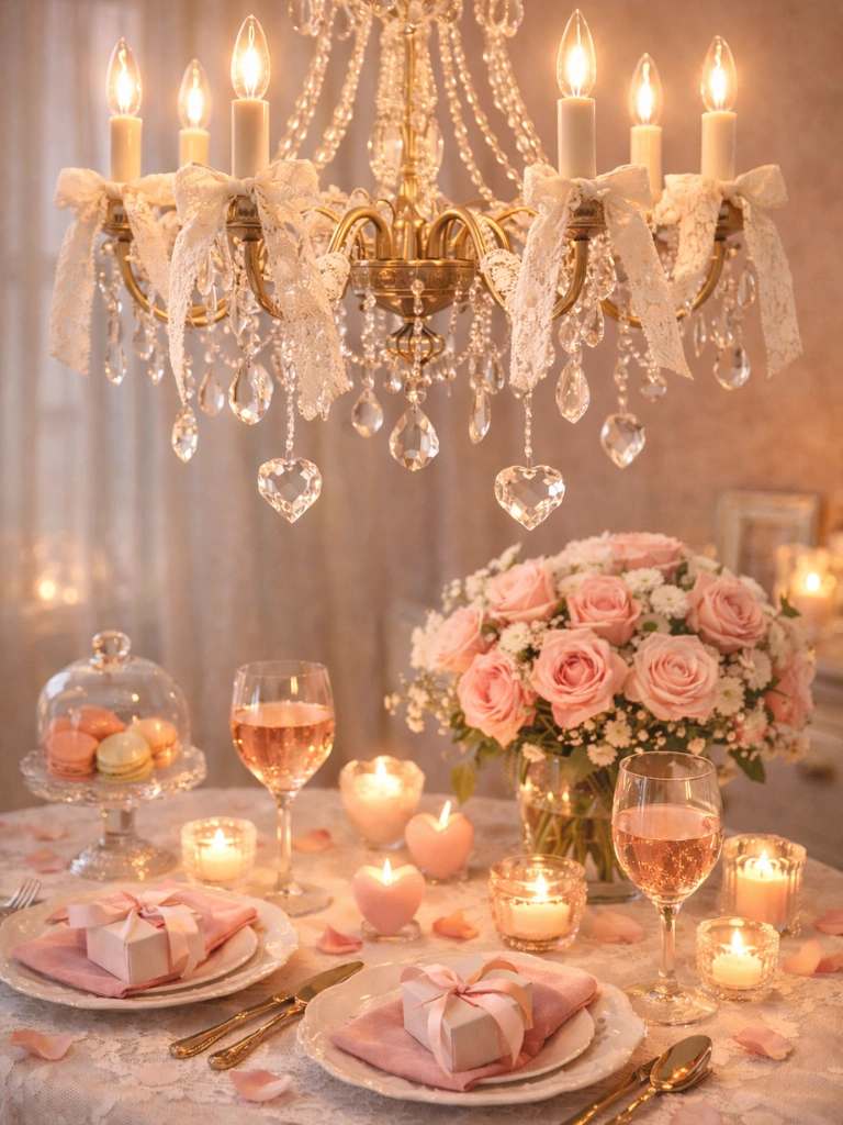 9. Lace Ribbon Wrapped With Romantic Charm