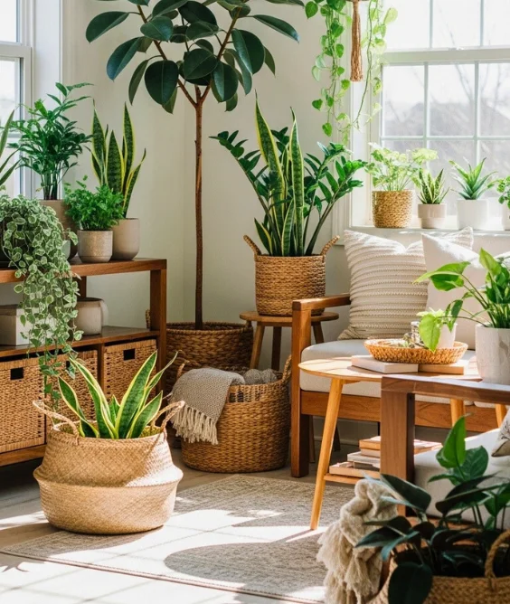 Biophilic Design with Plants