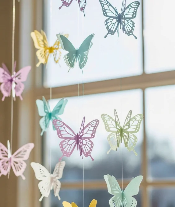 Butterfly Floating Garland