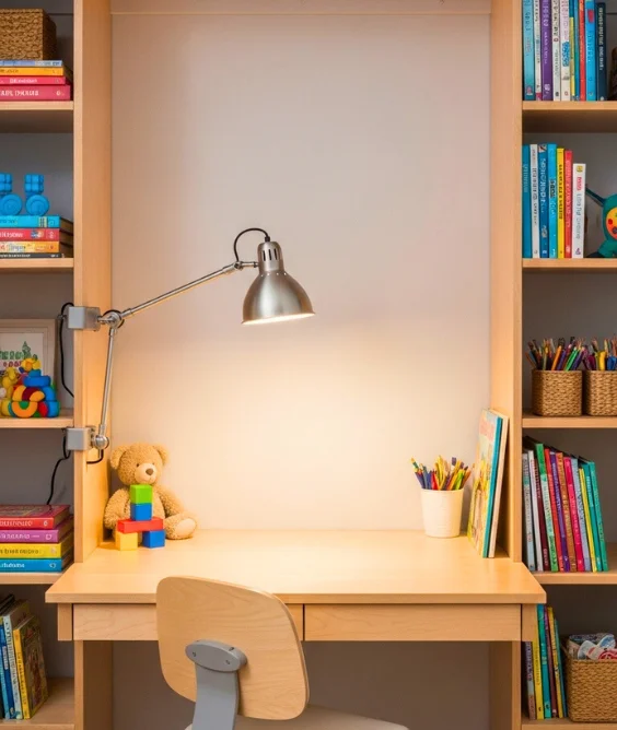 Closet Homework Station