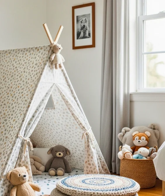 DIY Play Tent Corner