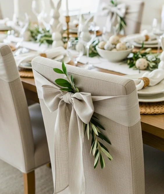 Elegant Chair Tie Accents