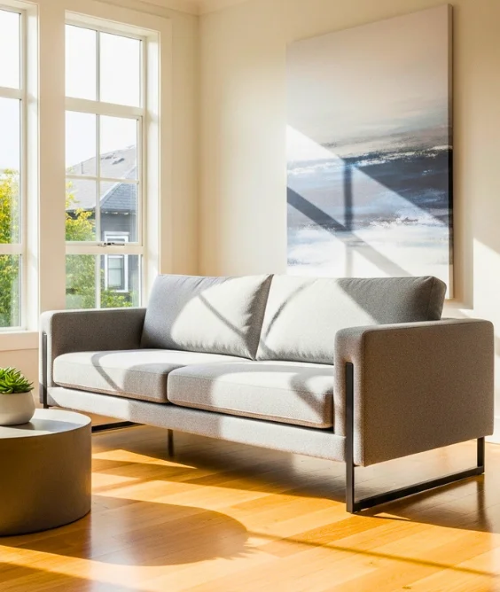 Floating Base Sofas for Airy Style