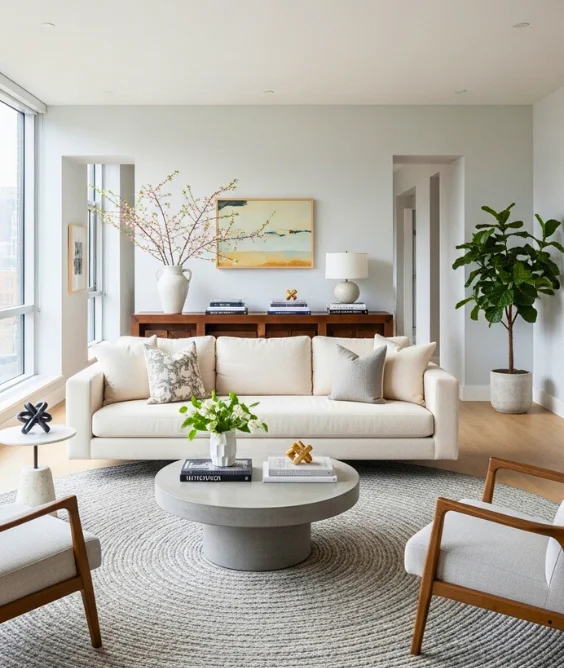 Floating Furniture Layout