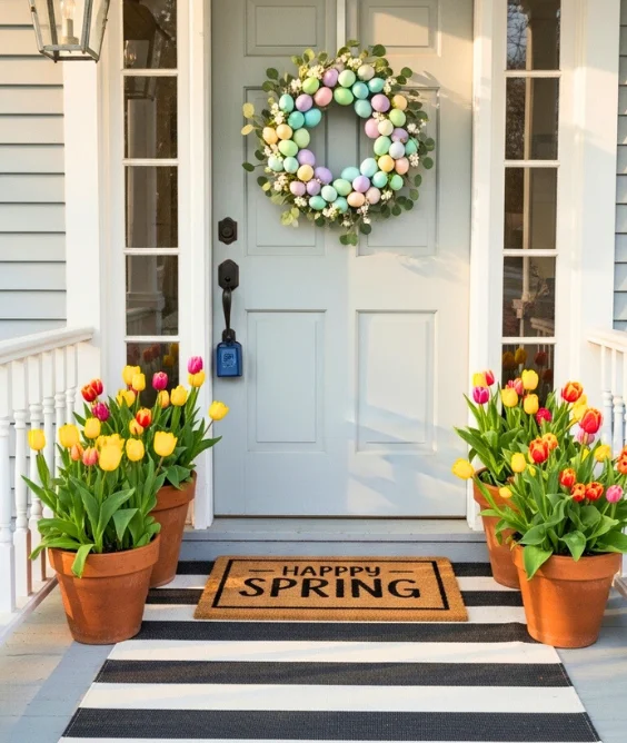 Front Door Formula Wreath Mat Planters