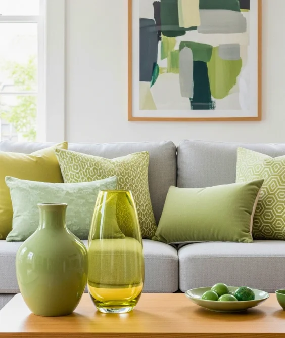 30 Soft & Serene Spring Soft Color Decor Ideas for Relaxed Homes 21 Honeydew Pistachio Green Accents