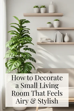How to Decorate a Small Living Room That Feels Airy & StylishHow to Decorate a Small Living Room That Feels Airy & Stylish