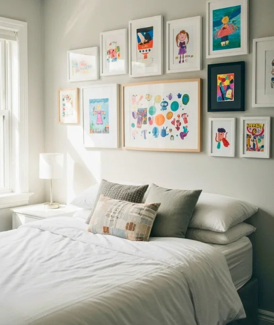 Kids Art Gallery Wall