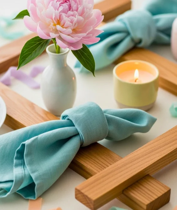 30 Soft & Serene Spring Soft Color Decor Ideas for Relaxed Homes 18 Light Wood Accents