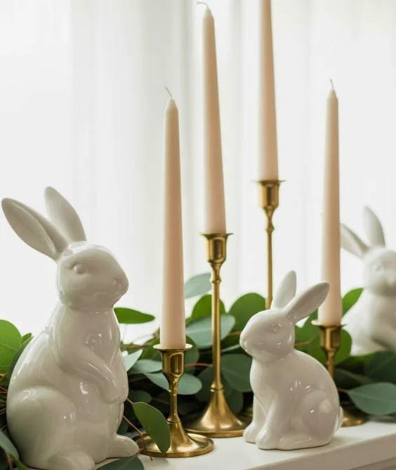 Minimalist Ceramic Bunnies