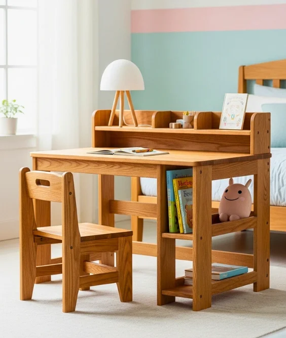 Montessori Style Desk Area
