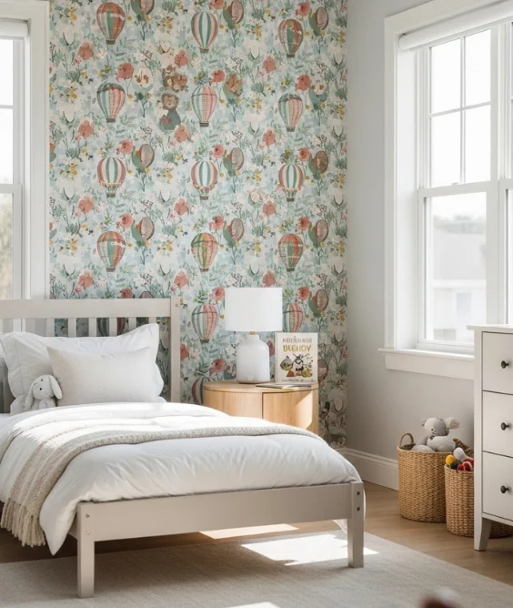 Patterned Wallpaper Accent