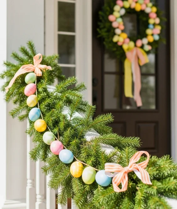 Porch Railing Wrap Garland