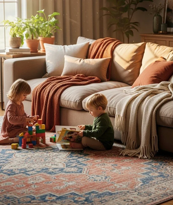 Sink In Cloud Sofas for Family Lounging