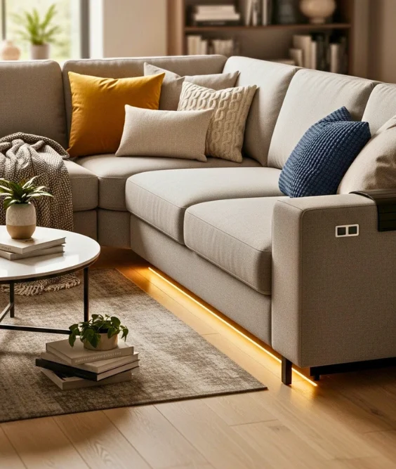 Smart Sofas with Built In Charging