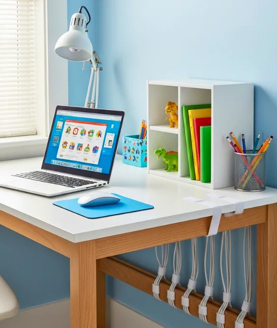 Tech Safe Desk Setup