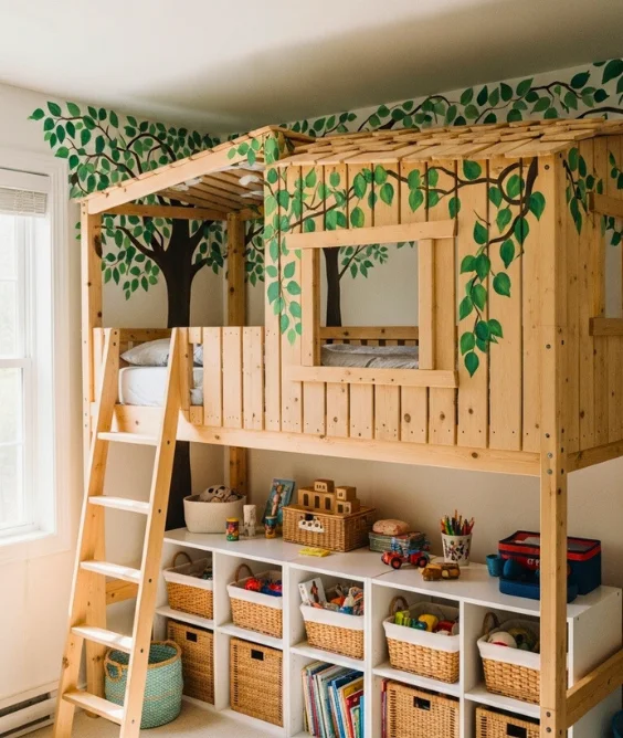 Treehouse Loft Bed Setup