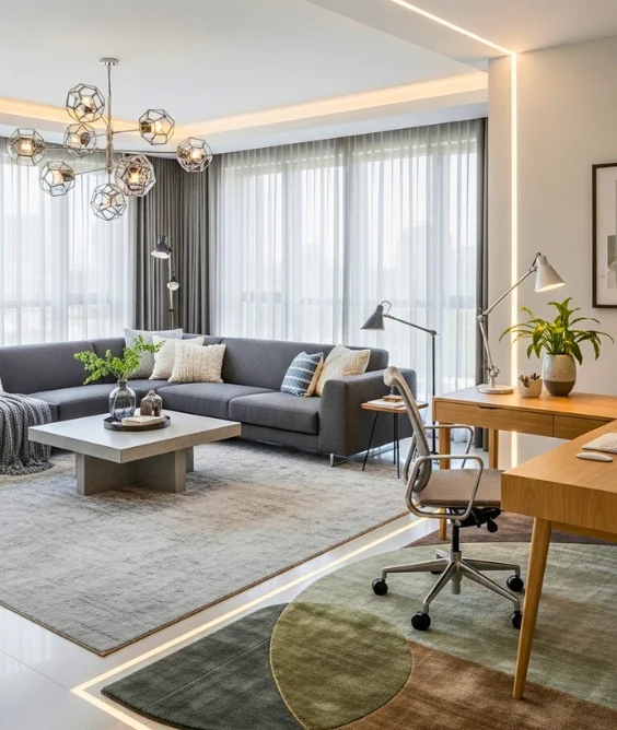 Zoned Open Plan Layouts