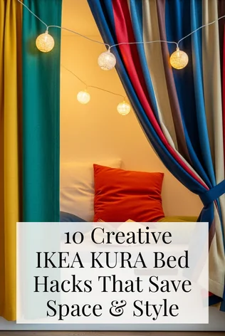   10 Creative IKEA KURA Bed Hacks That Save Space & Style
