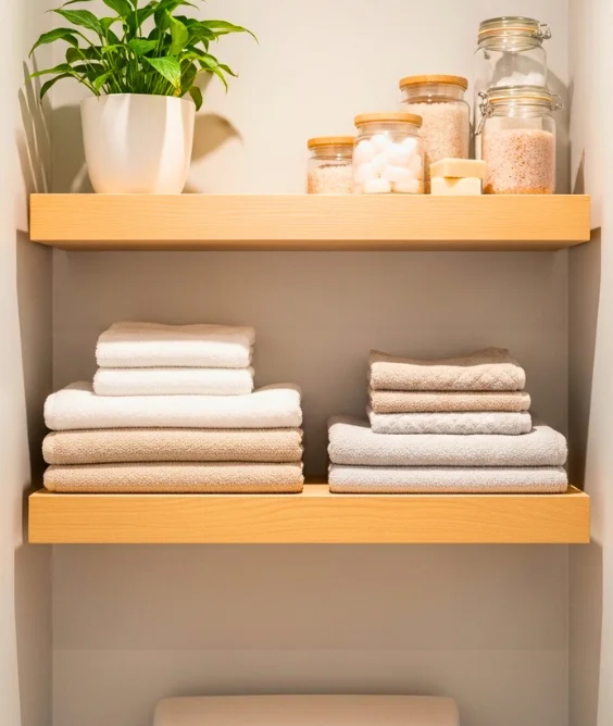 Minimal Open Shelving