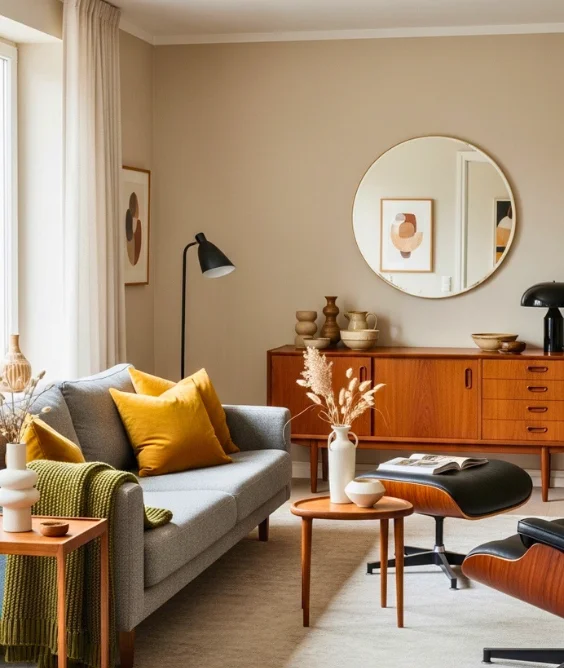 Neutral Base with Color Accents