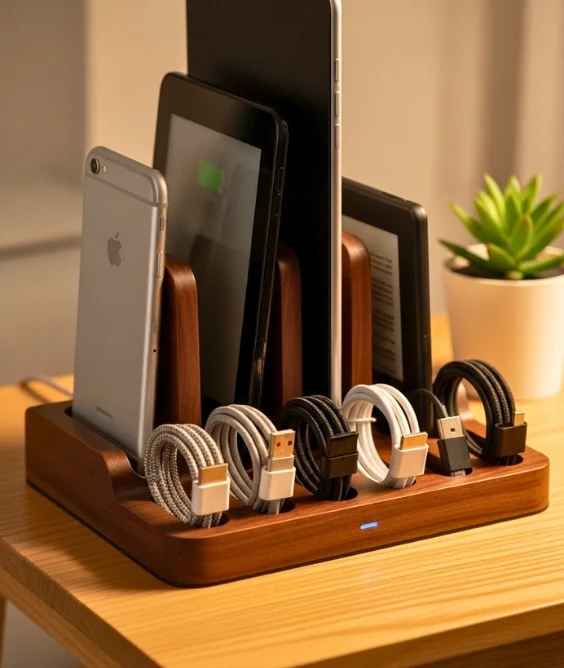 14 Creative Organization Ideas for the Home Made Easy 14 Set Up a Tech Charging Station