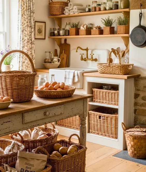 Woven Baskets for Storage