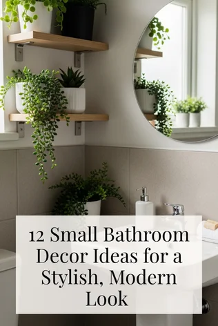 12 Small Bathroom Decor Ideas for a Stylish, Modern Look