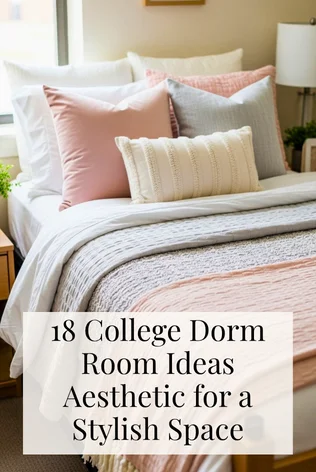 18 College Dorm Room Ideas Aesthetic for a Stylish Space