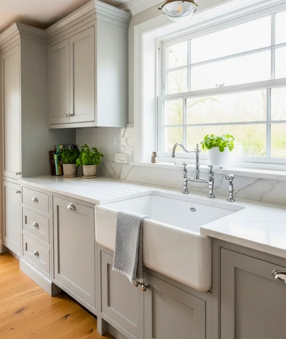 Classic Grey Shaker Cabinets