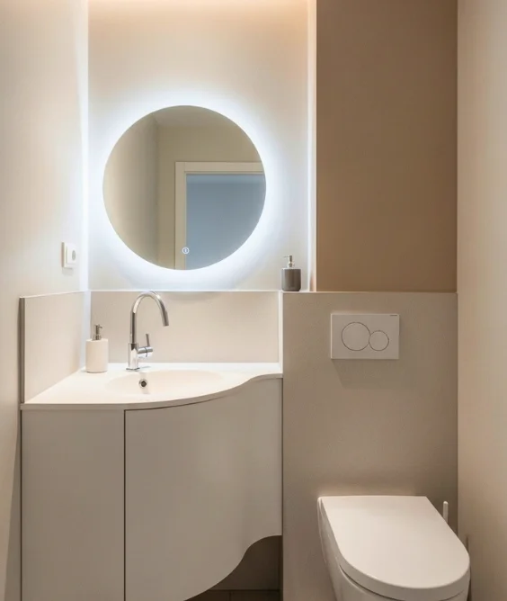 Corner Vanity Space Solution