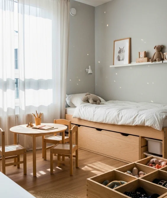 22 Kids Bedroom Furniture Design Ideas for Stylish Rooms 10 Hidden Drawer Furniture