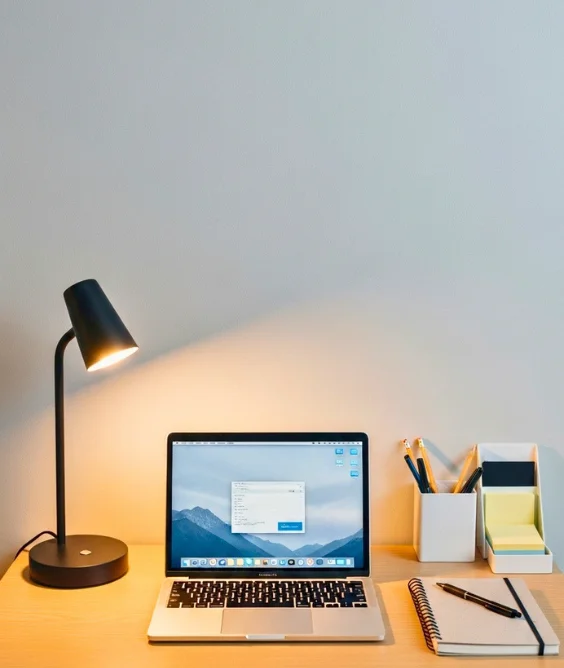 Minimal Study Desk Setup