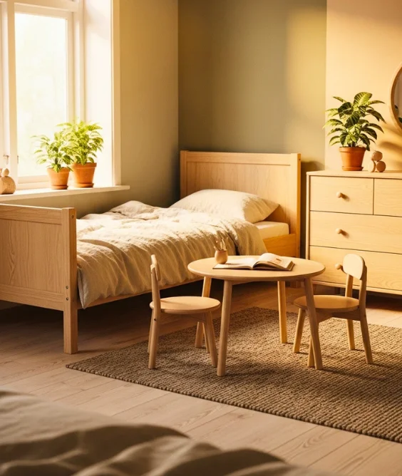 22 Kids Bedroom Furniture Design Ideas for Stylish Rooms 21 Nature Inspired Furniture Setup