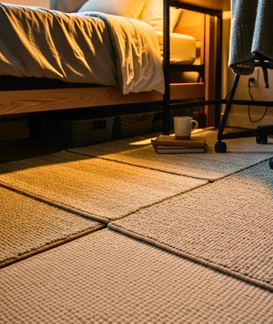 Neutral Rug Layering Style