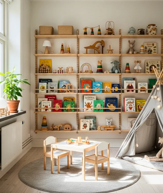 Open Shelving for Easy Storage