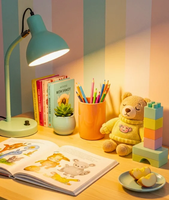 Pastel Themed Study Table