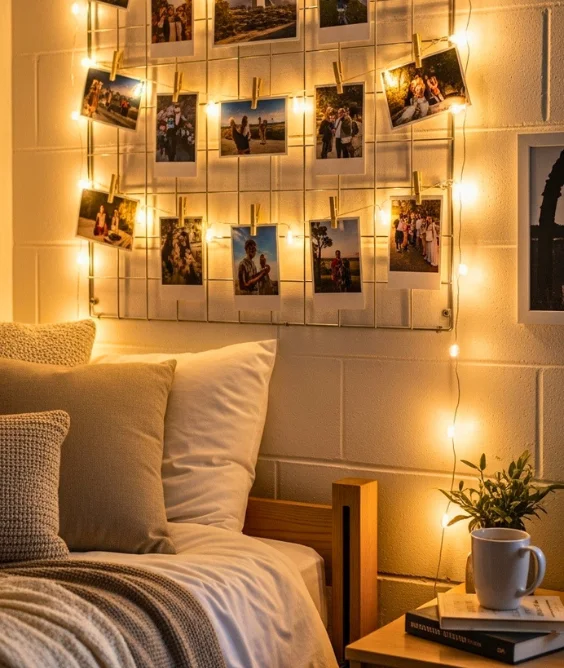 Photo Wall Grid Display