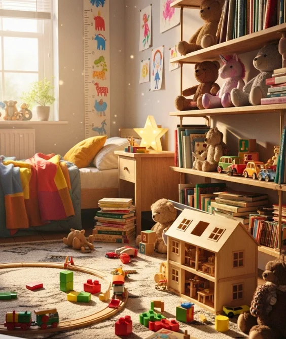 Playful Clutter and Toy Decor
