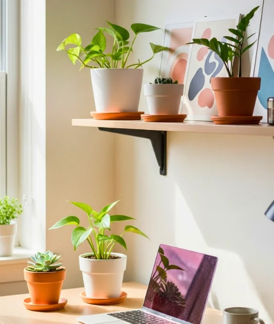 Small Green Plant Decor