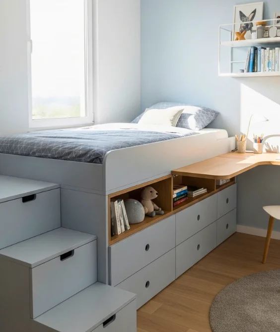 Space Saving Platform Bed Layouts