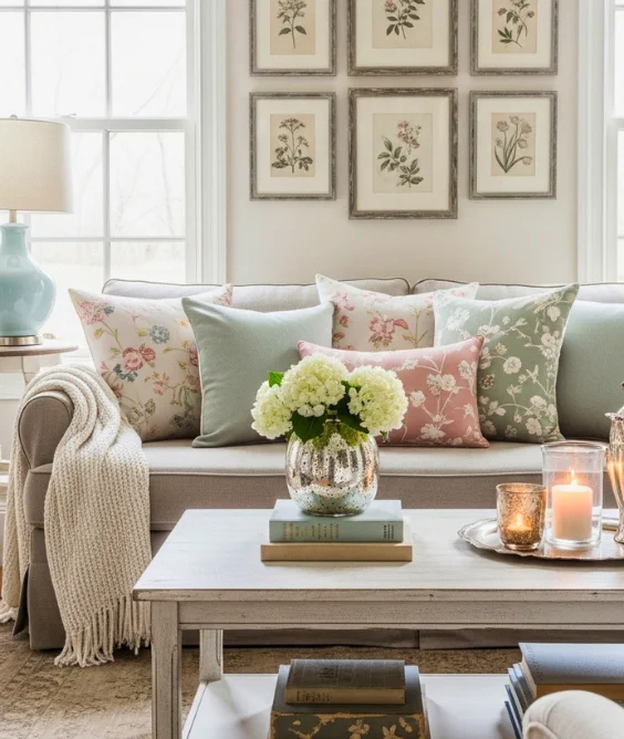 Subtle Floral Accents