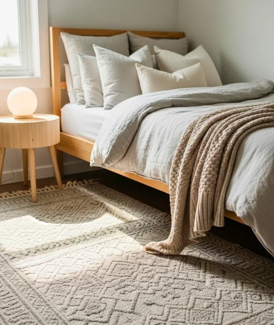 Textured Rug for Warmth and Comfort