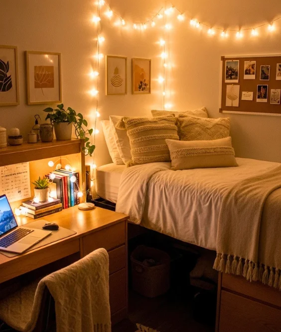 Warm String Light Glow