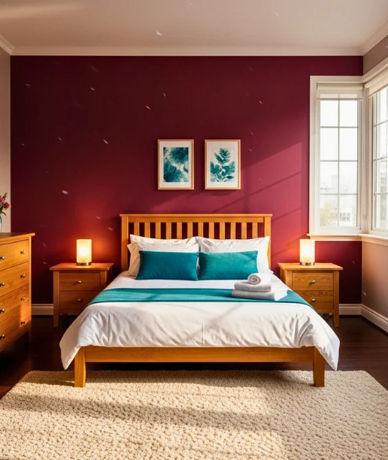 Warming Burgundy for Cozy Nights