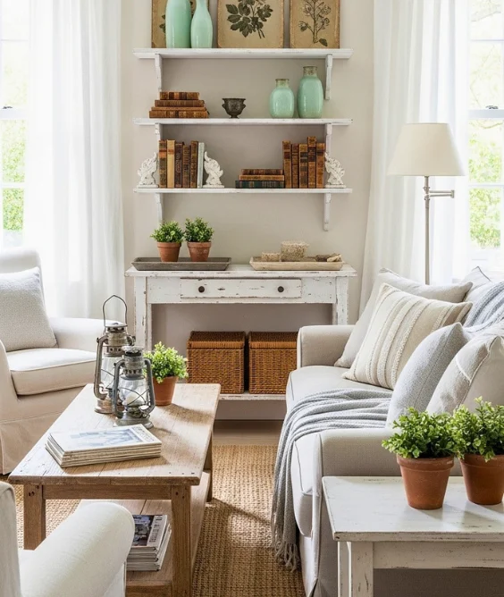 Whitewashed Wood Elements