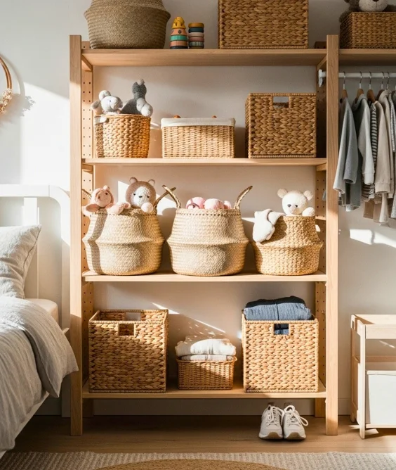 Woven Storage for a Clean Look